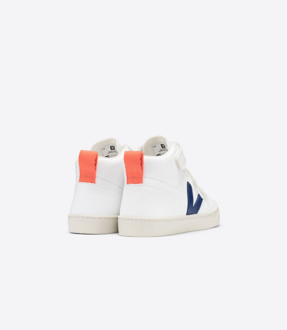 Veja Sneakers Kids - V-10 Mid Cwl - White - 9561ITLHF